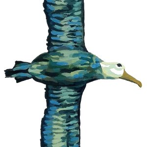 The Ocean Wanderer – Original Watercolor Painting