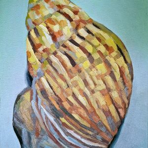 The Sculpted Shell – Original Oil Painting on Canvas